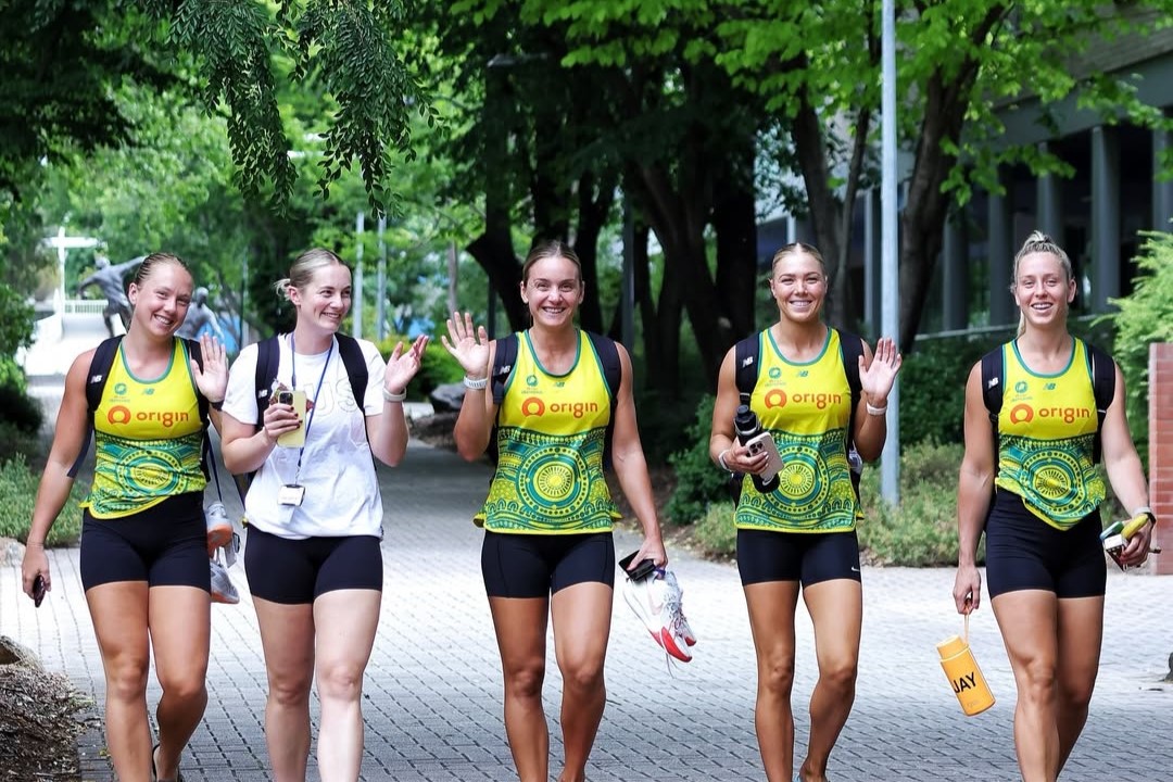 Netball Australia's Diamonds squad at the AIS